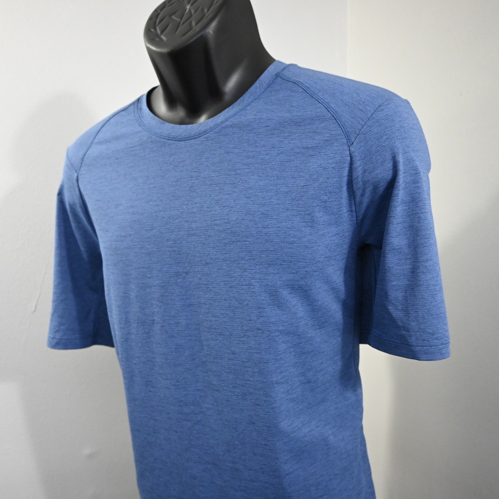 REI Co-op T-Shirt Mens‎ Large Blue Crew Neck Short Sleeve Activewear